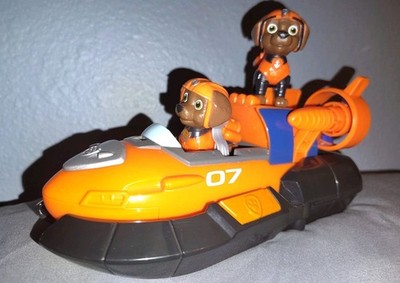 Paw Patrol Zuma Deluxe Movie Transforming Car & Figure Complete Set Toy HTF