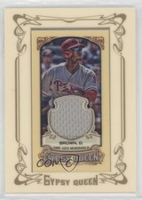 2014 Topps Gypsy Queen Framed Mini Relics Domonic Brown #GMR-DB 0t2s