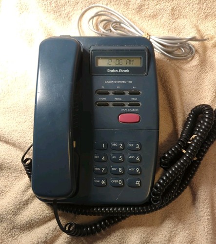 Vintage Radioshack Caller ID System 1000  Phone Telephone Corded 43-973 RARE