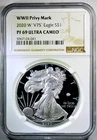 2020-W  American Silver Eagle NGC V 75 Privy- NGC PF-69 Ultra Cameo