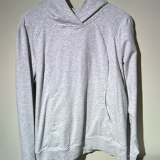 Lululemon Women's Heather Gray Scuba Hoodie Pullover Size 12