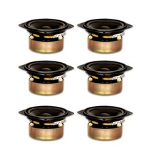 6 Goldwood Sound GW-204/4S Shielded 4" Woofers 70 Watts each 4ohm Speakers