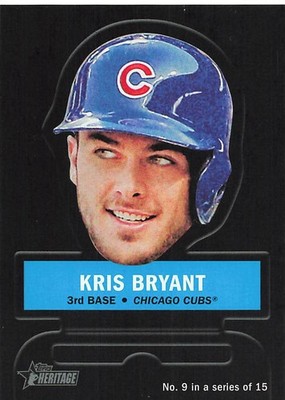 KRIS BRYANT 2016 TOPPS HERITAGE STAND UP #9