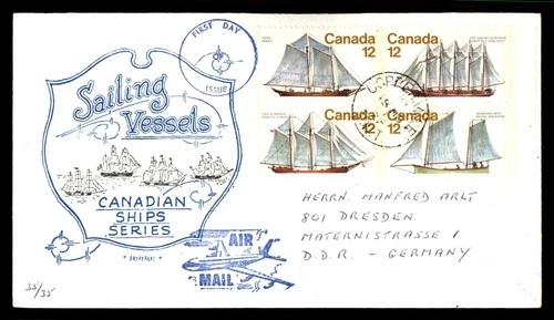 Mayfairstamps Canada FDC 1977 Sailboats Combo Sailing Vessels First Day Cover aa
