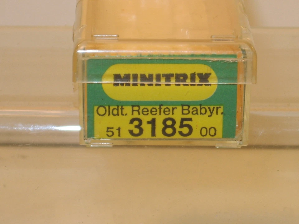N Scale MINITRIX 3185 Baby Ruth Old Time Woodside Reefer OB MINT - Image 2 of 4