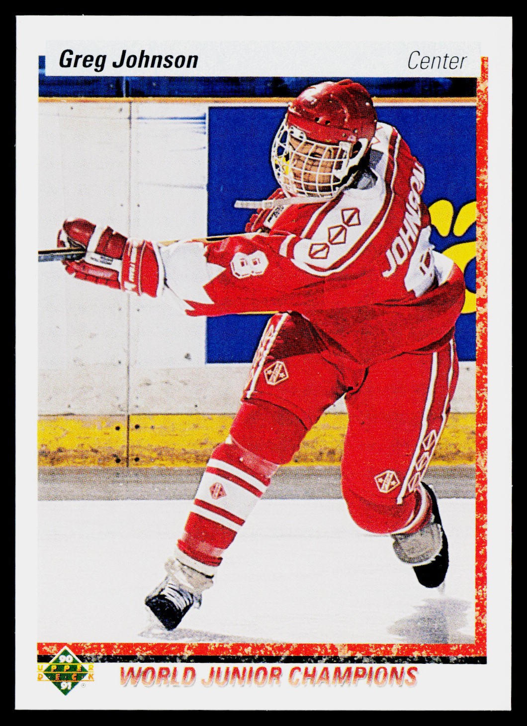 1990-91 Upper Deck #460 Greg Johnson