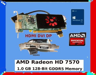 OVERCLOCKABLE RETRO GAME DDR5 Video Card  HDMI-DVI-DP Ports   DELL HP