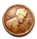 1921-S Lincoln Wheat 1c ~ Good++/ VG?! ~ Better Date ~ Bargain ~ C74