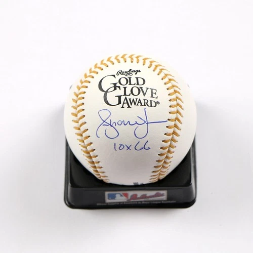 Andruw Jones Signed Baseball Gold Glove Atlanta Braves Andruw Auto Beckett