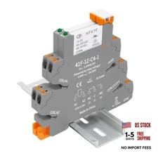  pcs 1V Relays,din Rail,1V Coil dc/ac,Silm,PLC Signal Relay,HF41F/1 41F-12V 2