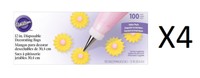 Wilton 12 100 Pack Disposable Decorating Bags Strong Flexible Plastic (4-pack) on sale Wilton 12 100 Pack Disposable Decorating Bags Strong Flexible Plastic (4-pack) on sale