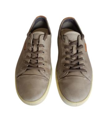 ECCO Soft 7 Street Leather Gray Perforated Sneaker Shoes EU 44 Men\'s Size 10.5 ECCO Soft 7 Street Leather Gray Perforated Sneaker Shoes EU  main image 4