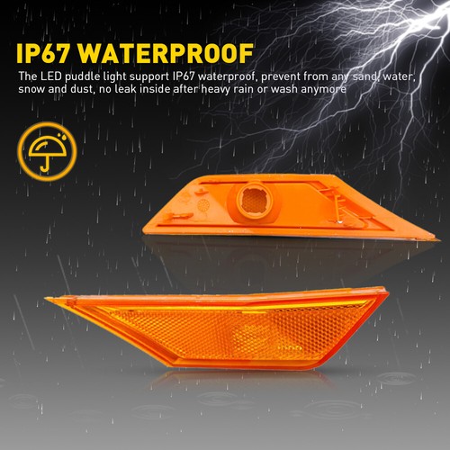 For 2016-2021 Honda Civic Pair Driver and Passenger Side Marker Light Reflector - Foto 4 di 11