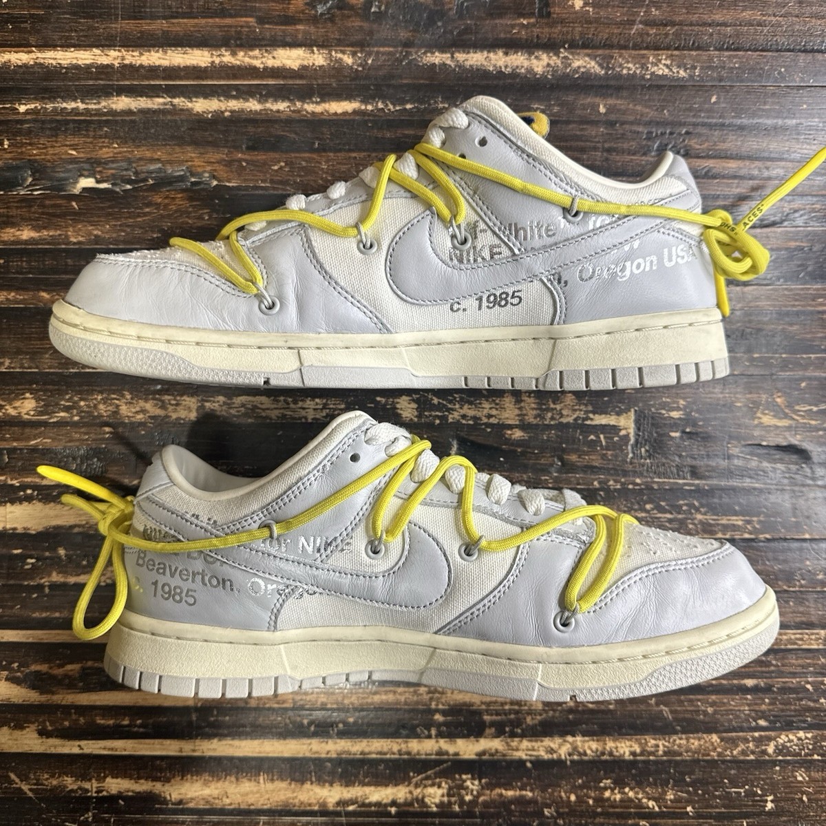 Men's Size 9.5 Nike Off-White x Dunk Low 27 Used | eBay Men's Size 9.5 Nike Off-White x Dunk Low 27 Used | eBay