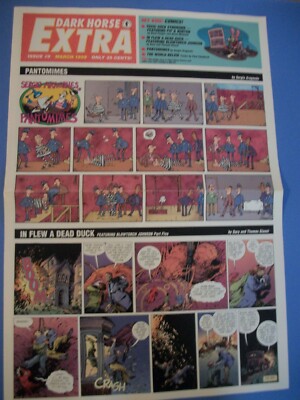 Dark Horse Extra #9 1999 In Flew A Dead Duck Toxic Shock The World Below Poster