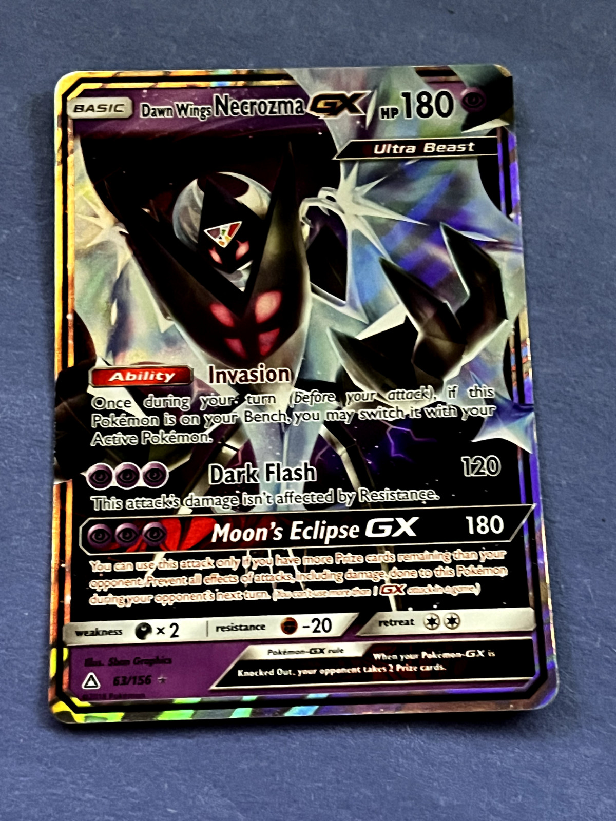 Dawn Wings Necrozma GX 63/156 SM - Ultra Prism Pokemon