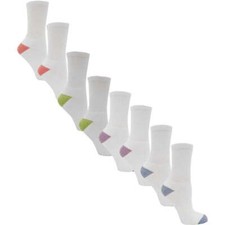 Girl s Everyday Basic 6 Pack Athletic Crew Socks, 10.5-4