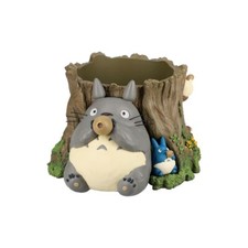 Studio Ghibli My Neighbor Totoro Diorama Box Big Tree Stump Pen Holder Pot Cover