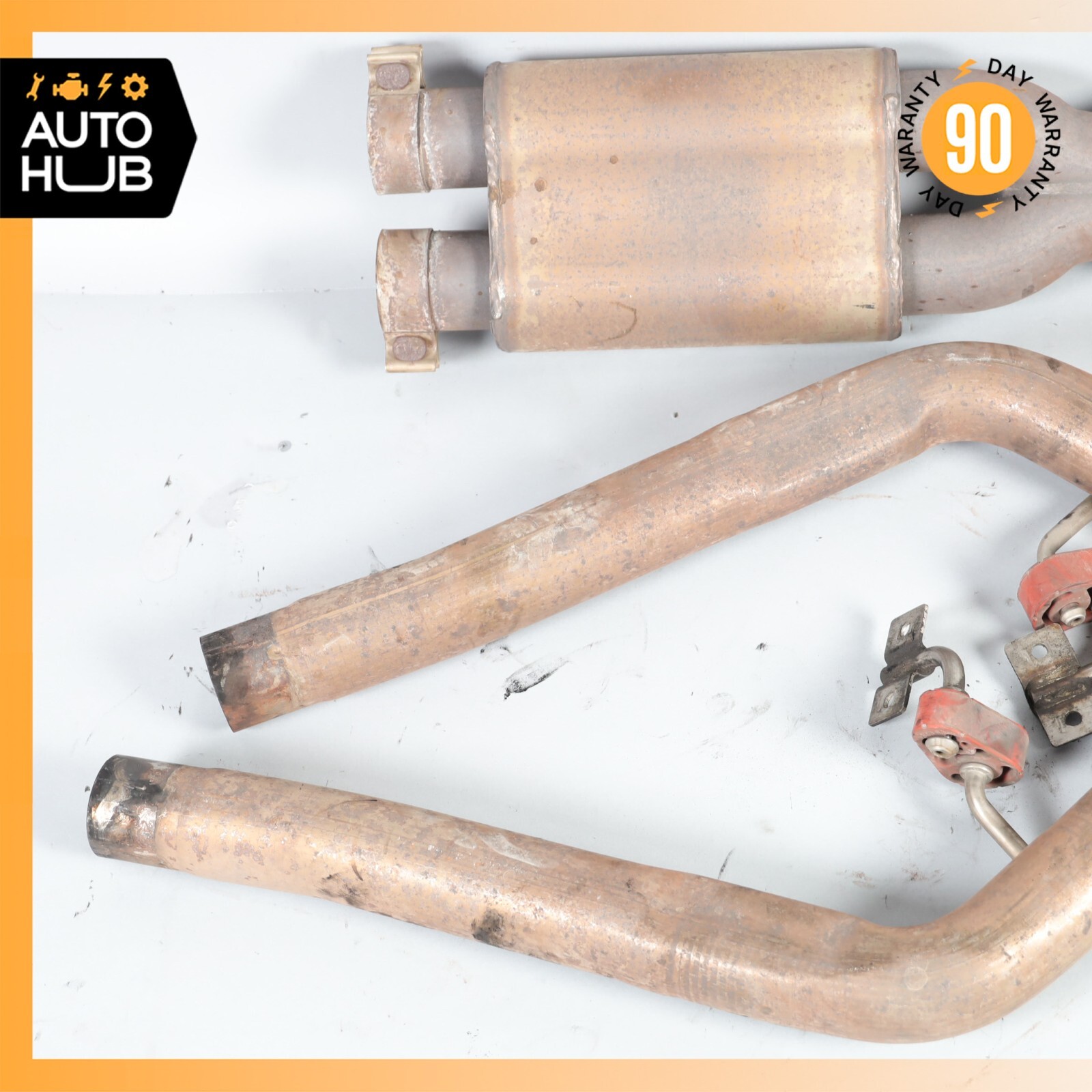 Maserati GranTurismo M145 Exhaust Pipes Left & Right Side Resonator Set OEM 88k