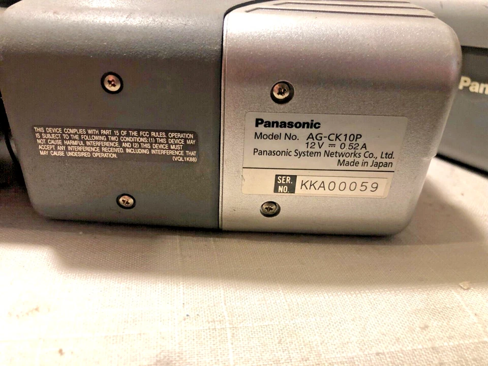 Lote de 9 Cámaras para tablero de coche Panasonic Arbitrator AG-CK10P con soportes (+3 cables) Foto 2 de 4