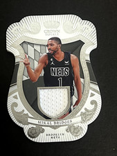 Mikal Bridges 2023-24 Crown Royale Coat Of Arms Die-Cut Jersey