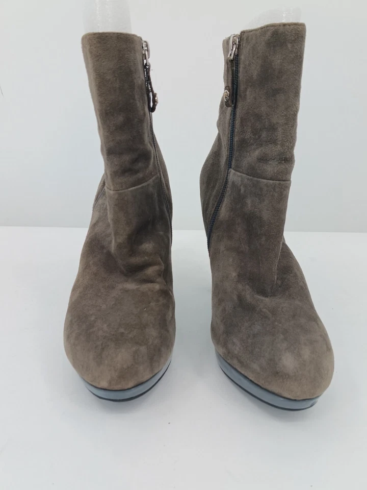 Ellen Tracy женщин загрузки зеленый 8 ботинок кожаный конус высоты лодыжки молнии EB-Play - Изображение 4 из 4