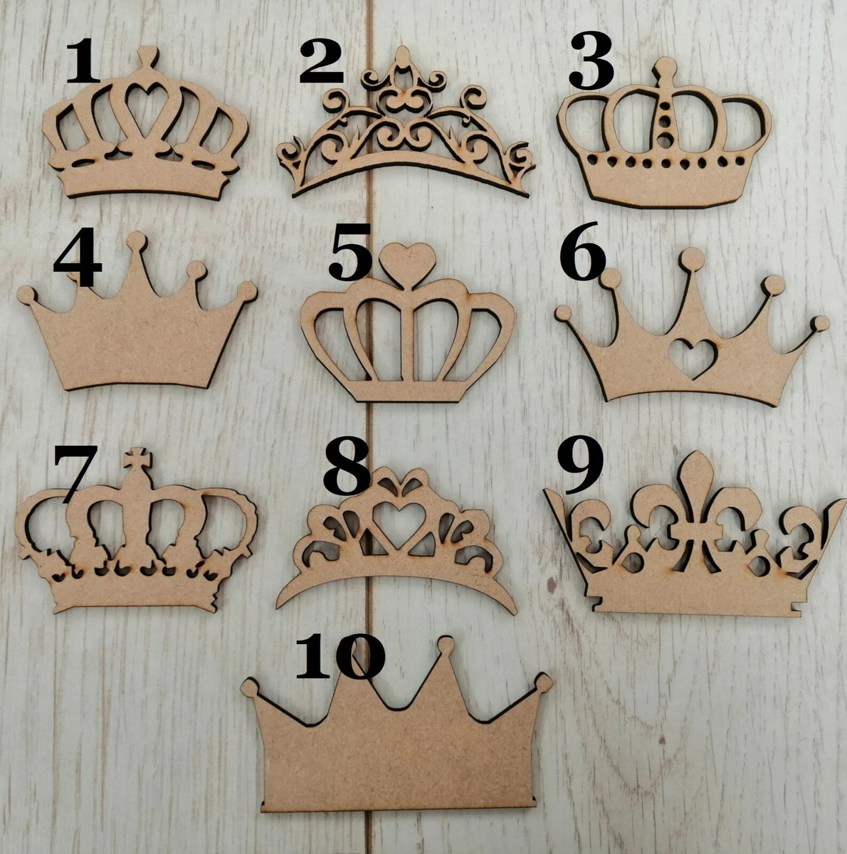 5+ Crown In Wood