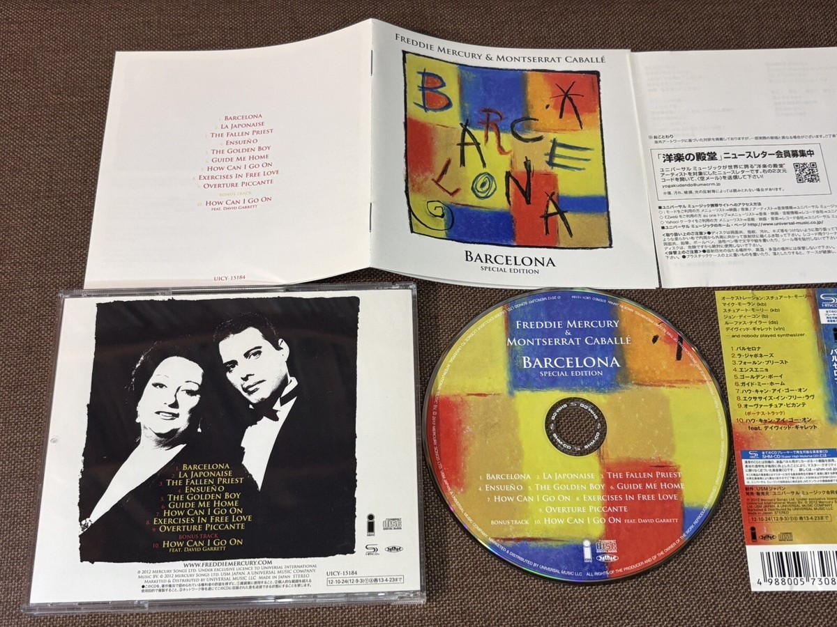 Freddie Mercury & Montserrat Caballé Barcelona JAPAN SHM-CD UICY