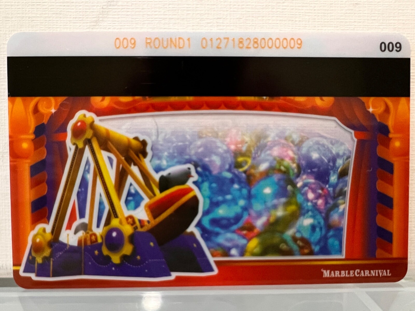 Round 1 Arcade Cards Marble Carnival Card Game (Konami Coin/Marble