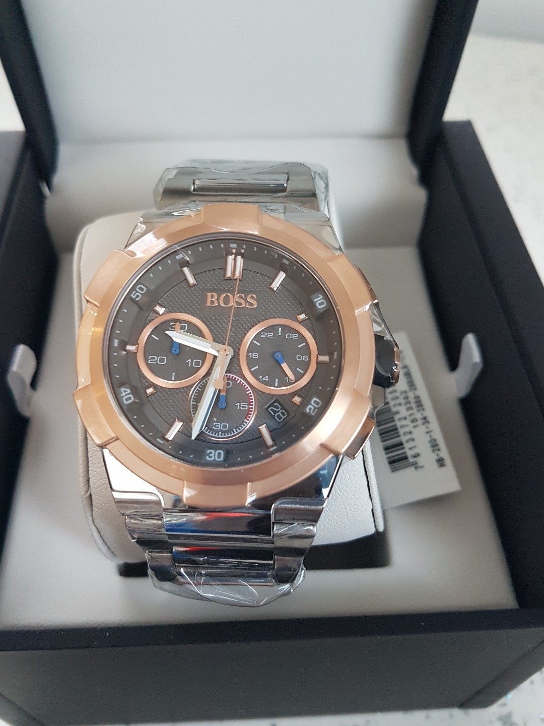 Hugo Boss Black Supernova Steel Chronograph Mens Watch 1513362 for sale  online | eBay