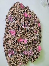 365 Kids Granimals Skirt Hearts Cheetah Animal Print Size 6