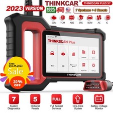 2023 Thinkscan Plus S7 Car OBD2 Scanner Auto Diagnostic Tool ABS SRS BCM IC AC