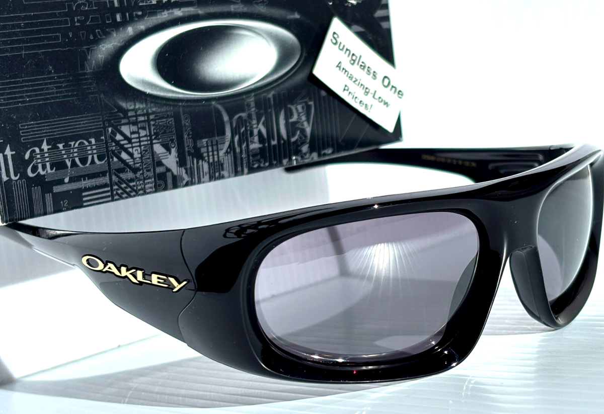 NEW Oakley BELLEVILLE Shiny Black PRIZM Black Lens Sunglass 9491