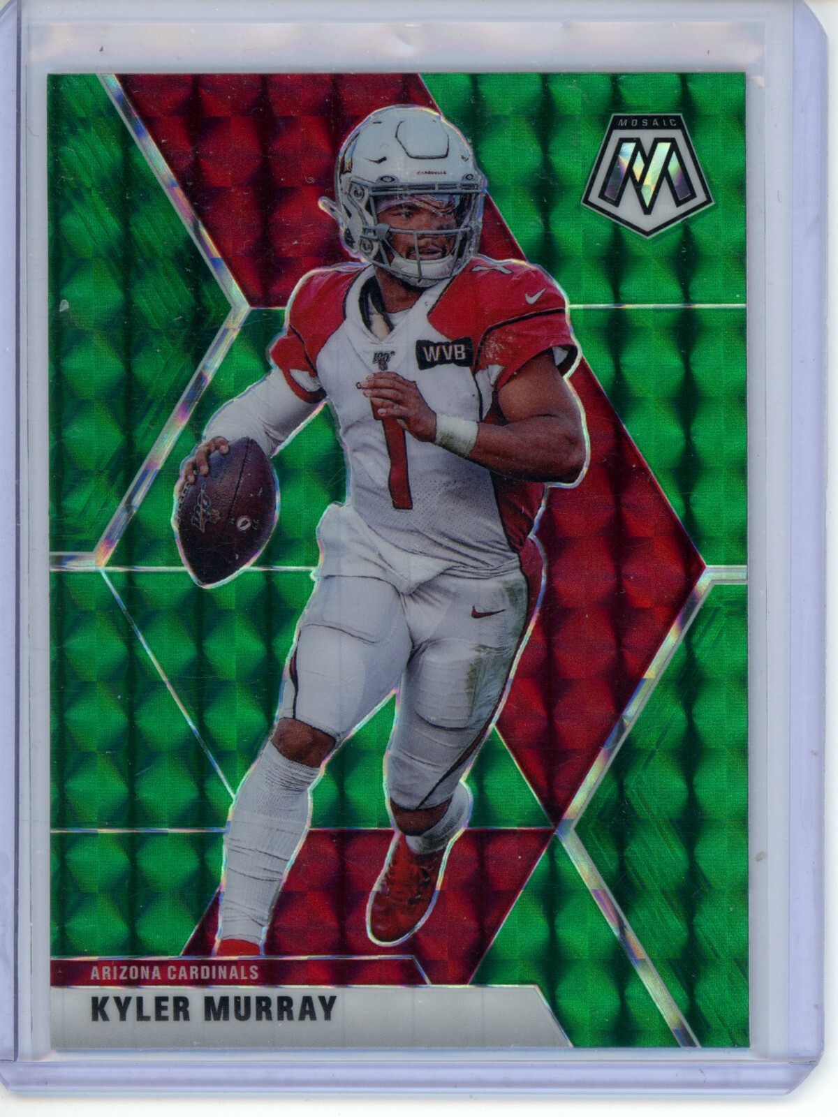2020 Panini Mosaic Green Prizm - Kyler Murray #8 Arizona Cardinals