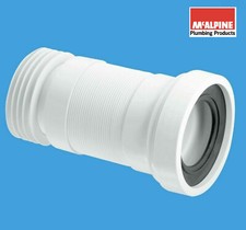 McAlpine WC-F26R Straight 4" Flexible Pan Connector 180mm - 410mm
