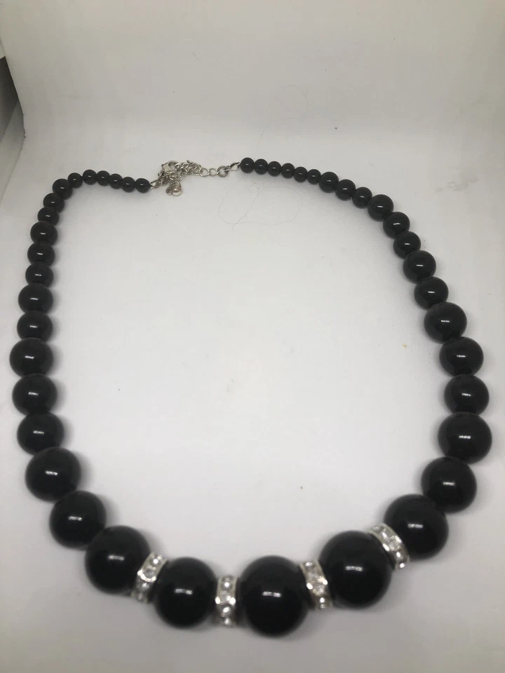 Accessorize Schwaz Ball Halskette Party - Bild 3 von 3