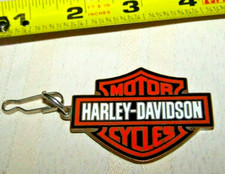 HARLEY DAVIDSON VINTAGE LARGE METAL ZIPPER PULL