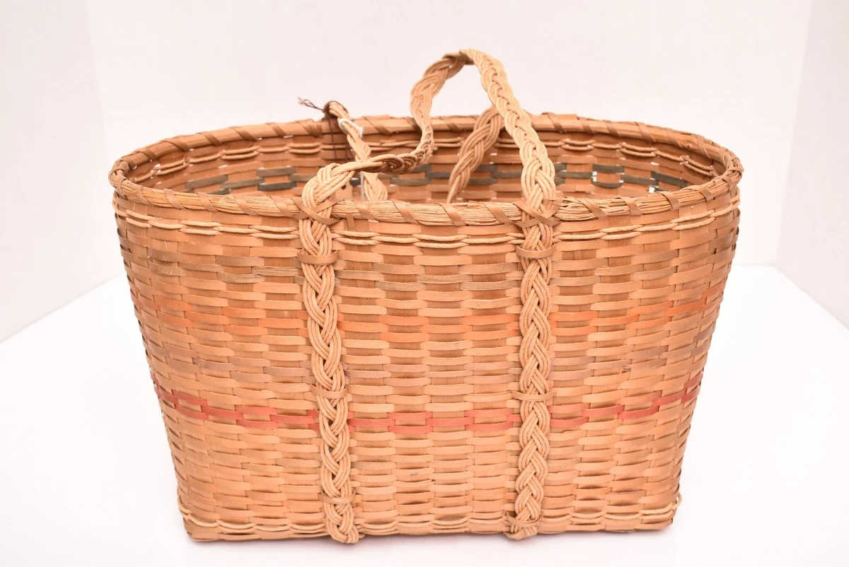 ビンテージインディアンバスケット Splint Basket In Us Native American Baskets (1800-1934) for sale