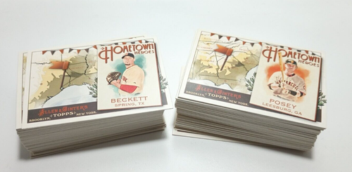 2011 Topps Allen & Ginter's Hometown Heroes Baseball 100 Card Set - Picture 2 of 3