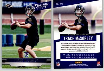 Trace McSorley 2019 Prestige #272 Penn St Ravens RC Rookie