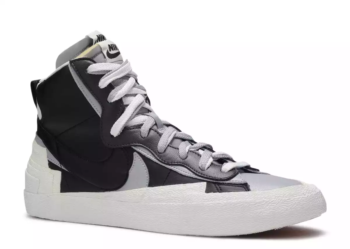 Nike sacai blazer store black grey