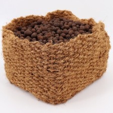 4 cesti per piante in cocco 20 x 20 x 15cm Cesto per laghetto per stuoia per arg