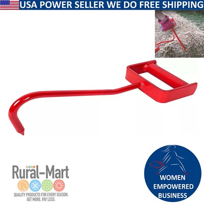 17' Red Hay Hook 47010600 Feeders Fonts Troughs Farm