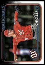 Cade Cavalli 2024 Topps Update #US126 Washington Nationals