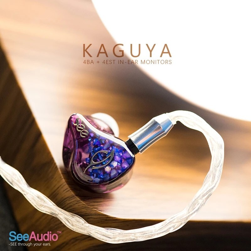SeeAudio Kaguya 4BA+4EST Electrostatic HiFi Earphone In-Ear IEM 