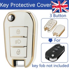 Car Key Fob Case Holder Protective Cover For Peugeot 208 308 2008 508 3008 4008