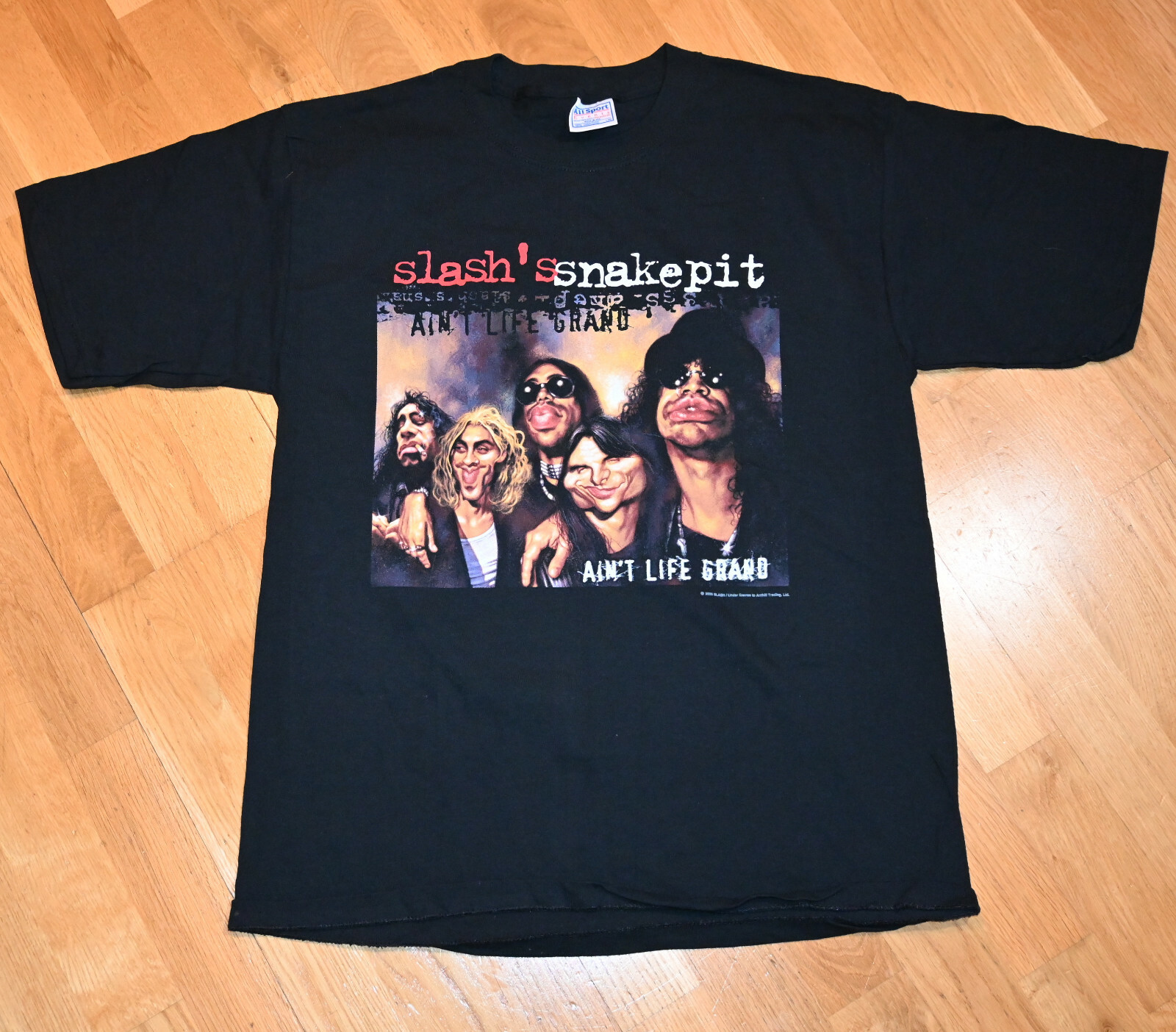 2001 SLASH'S SNAKEPIT* vtg rock concert tour tee t-shirt (L) 90's