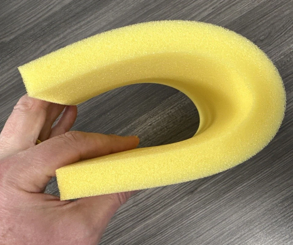 REBOXX Brass Model Train Foam - Bulk Sheet Pad 12" X 8" X 1/2" UV Stable Yellow - Image 4 of 4