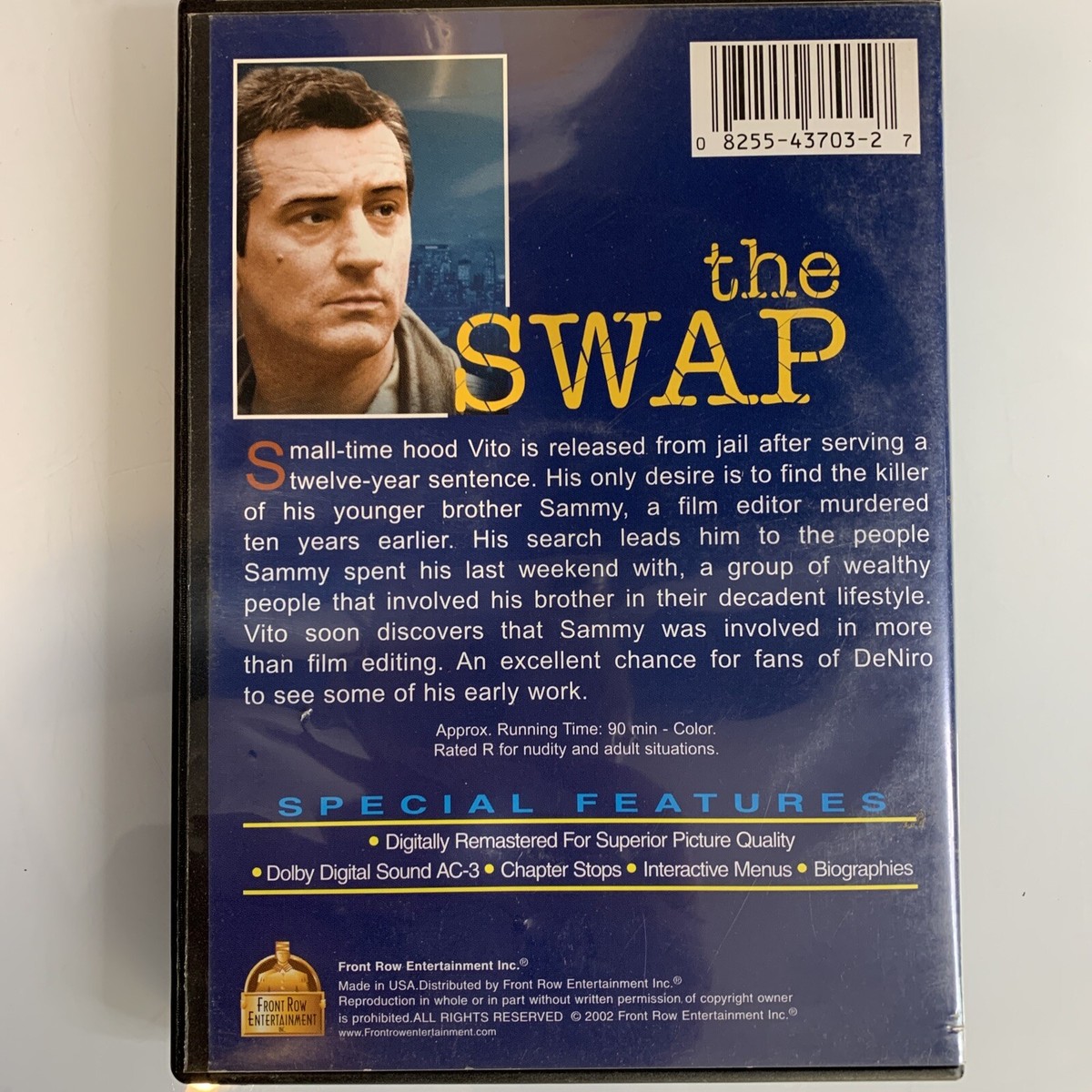 The Swap DVD Robert De Niro | eBay