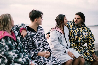 Whitewater Waterproof Dry Changing Coat Robe Hooded Luxury soft